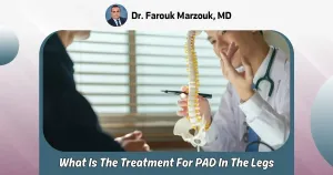 what is the treatment for PAD in the legs